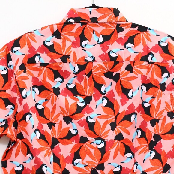 Bonobos Riviera Short Sleeve Men's Shirt Buttondown Athletic Fit Short M 274077 - Picture 9 of 9